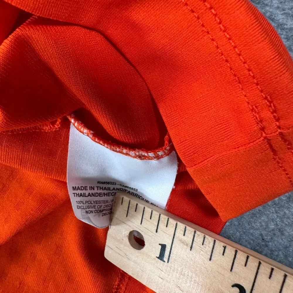 Nike Golf Dri Fit Polo Men's 2XL Tour Performance Orange Short Sleeve Collared